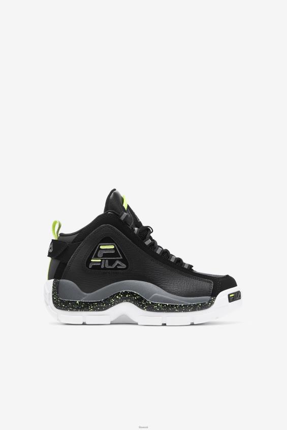 must/päikseline laim/castlerock FILA black/sunny lime/castlerock little kids' grant hill 2 fila L080L2214