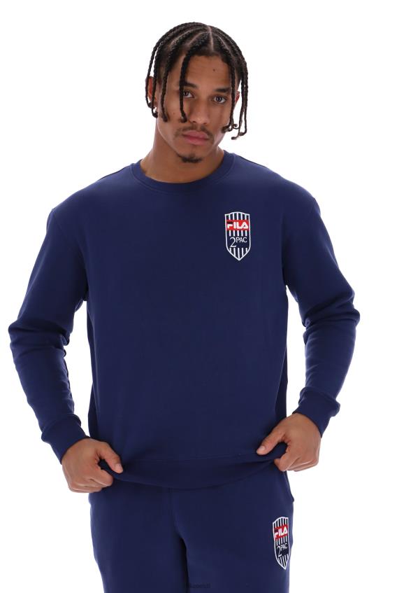 FILA fila tupac fliisist patch crew kampsun L080L3193