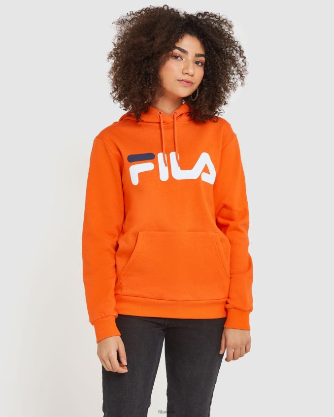 punane oranž FILA klassikaline unisex kapuuts fila punane oranž L080L2492
