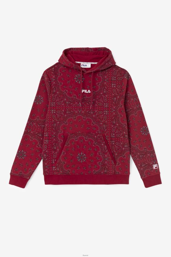 rabarberi/bandaani trükk FILA rabarberi/bandaani mustriga seneca hoodie fila L080L522