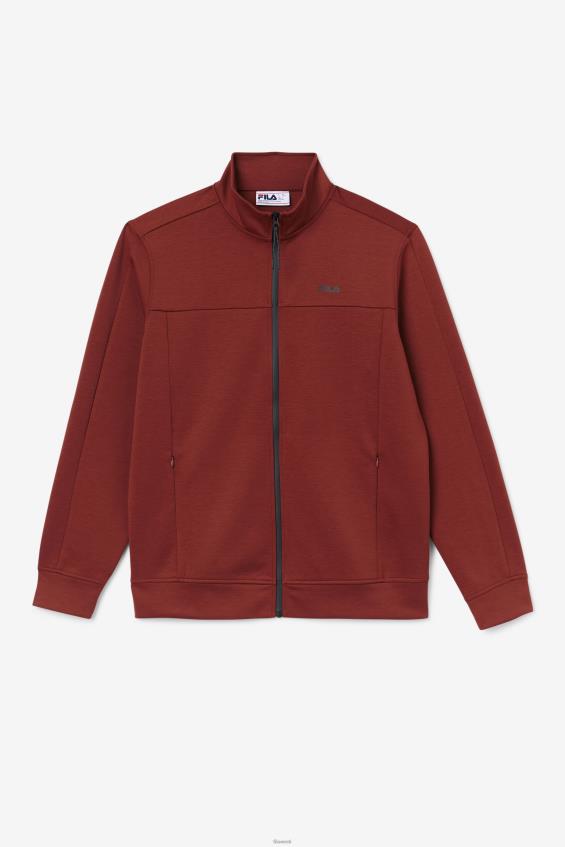 punakaspruun/must FILA gonaalne tõmblukuga jakk russet pruun/must fila L080L869