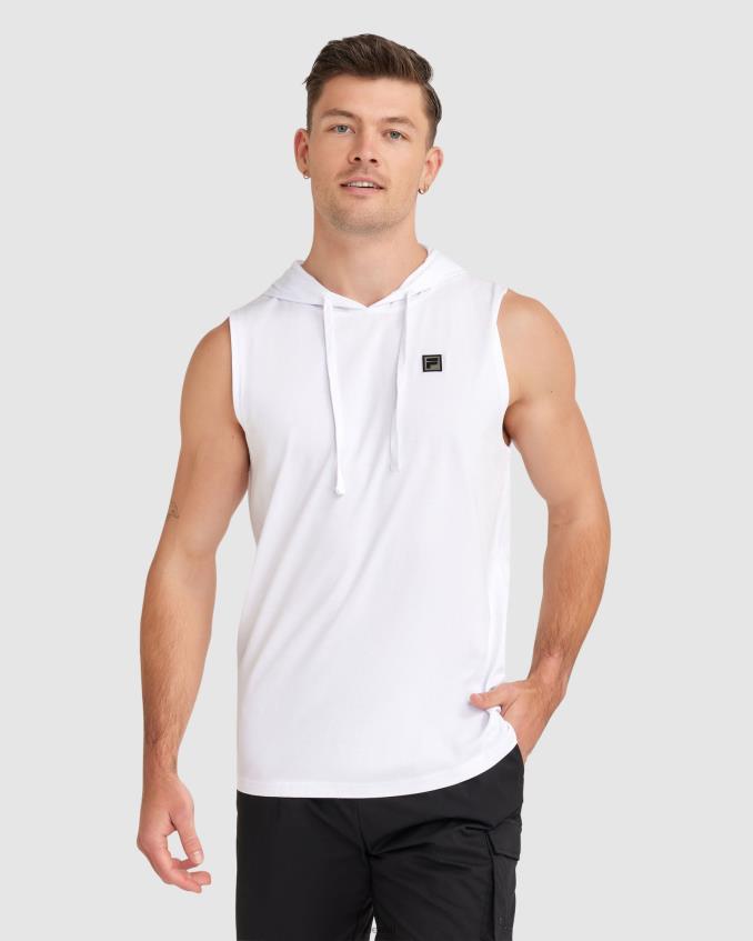 valge FILA fila meeste blake hoody tank valge L080L2425