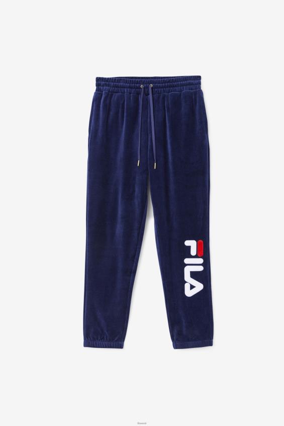 tumesinine/valge/punane FILA mansur veluurpüksid merevärvi/valge/punane fila L080L599
