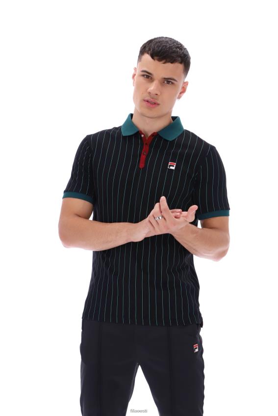 FILA bb1 klassikaline fila vintage triibuline polo L080L3217