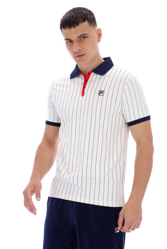 FILA bb1 klassikaline vintage fila triibuline polo L080L3234