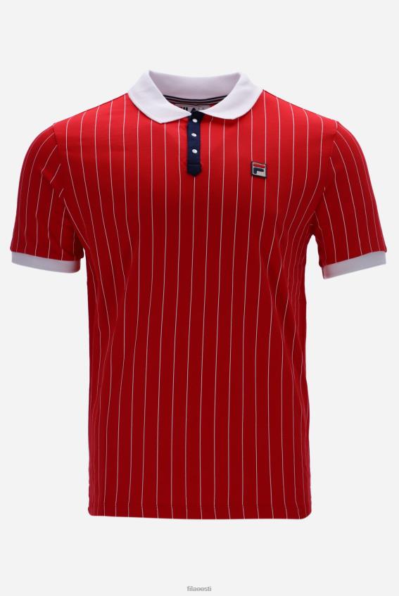 FILA bb1 klassikaline vintage triibuline polo fila mood L080L3336