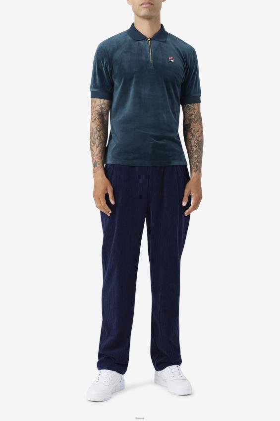 sinine FILA teal fila devon veluur polo L080L411