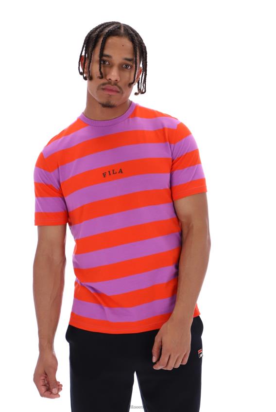 FILA fila barney unisex ülisuur triibuline tee L080L3259