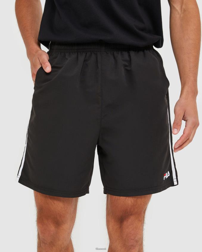 must FILA mustad fila klassikalised meeste mikrokiust lühikesed püksid L080L2457