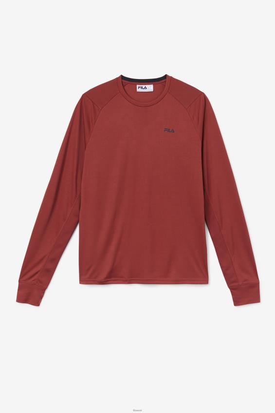 punakaspruun/must FILA fila russet pruun/must jazam pikkade varrukatega crew L080L244