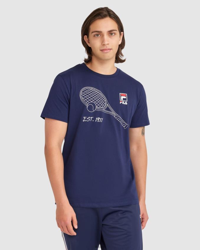 uus merevägi FILA meeste wyatt tee uus mereväe fila L080L2387