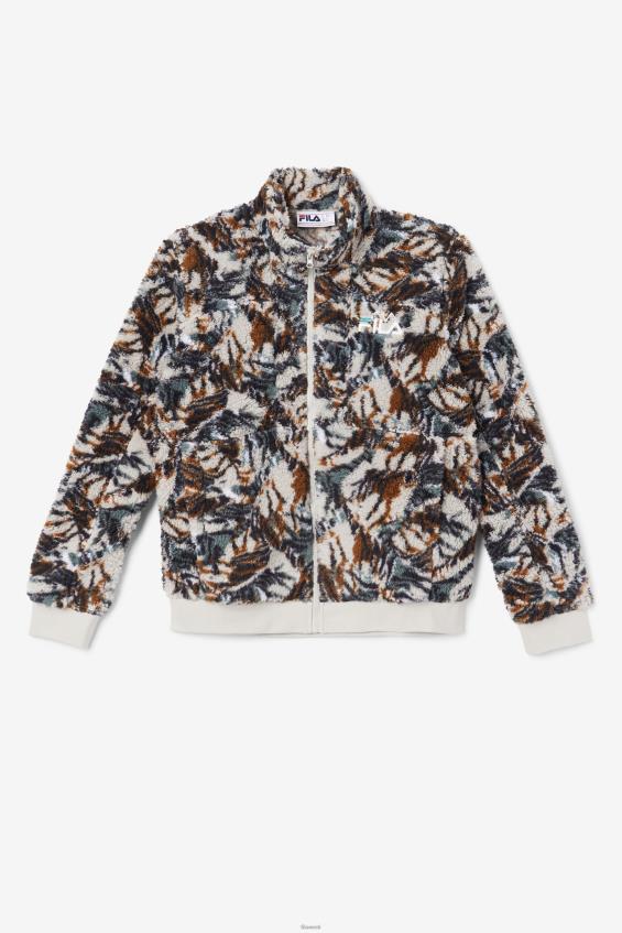 egret/tormy/deep lake print FILA fila drewe sherpa jope egret/stormy/deep lake print L080L1783