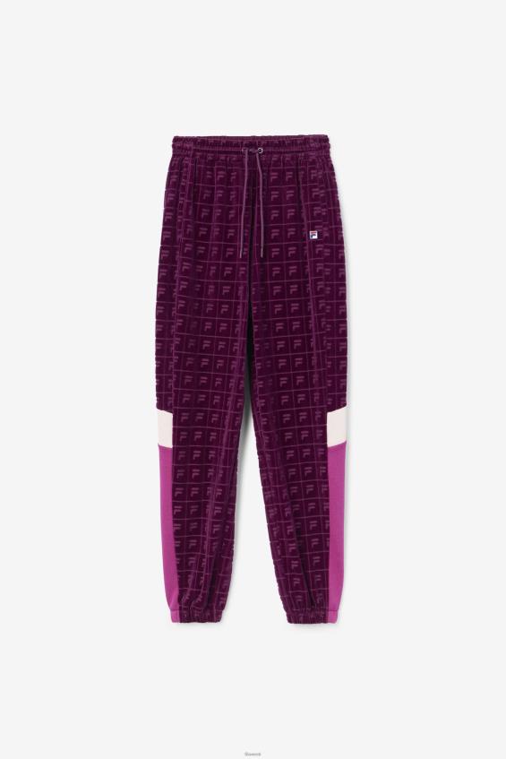 viinamarjavein/rouge/popurri FILA helen veluur jogger viinamarjavein/rouge/potpurri fila L080L1559