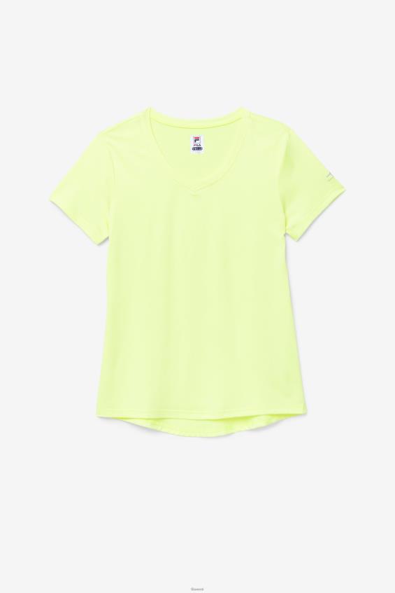 kollane kanarbik FILA fila yellowheather pickleball siidine v-kaelus L080L2032