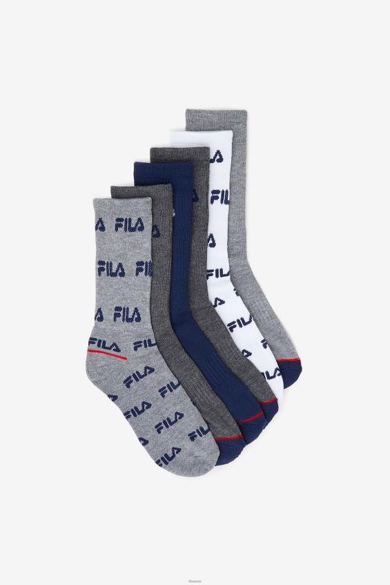 ltgreyhth FILA ltgreyhth laste meeskonna sokid 6-pakendis fila L080L1056