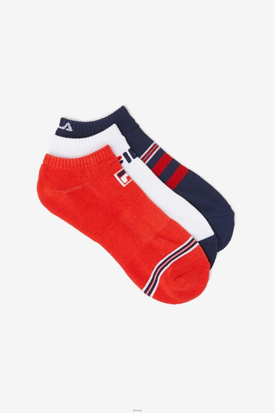 merevägi FILA fila navy meeste triibulised no show sokid 3-pakk L080L1090